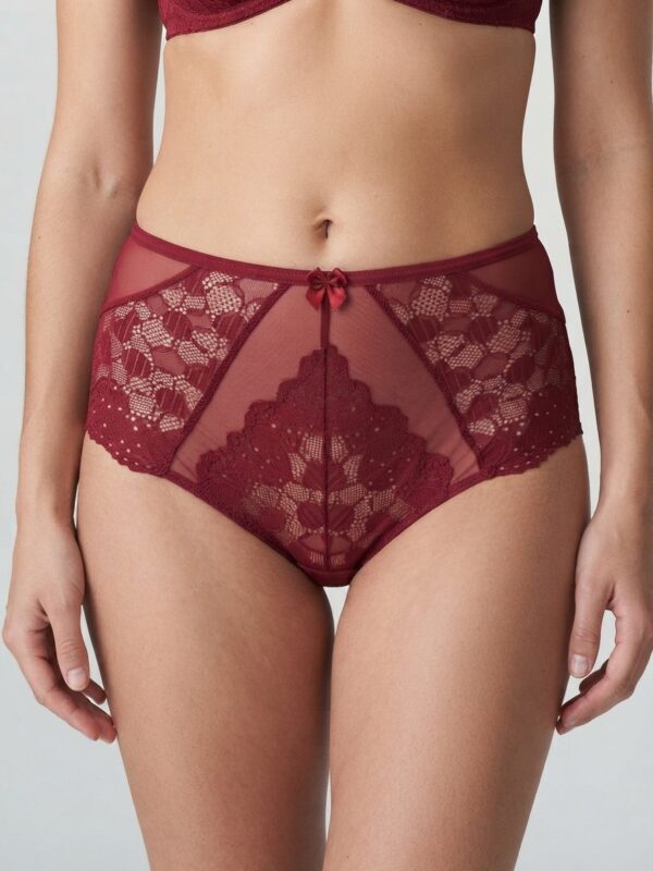 Enigma – Bikini de encaje y tul corte alto