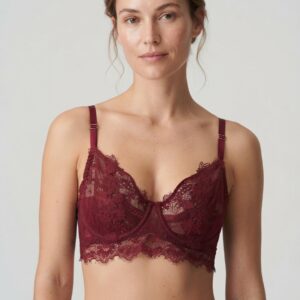 Enigma – Bustier de encaje con tiras y torchón