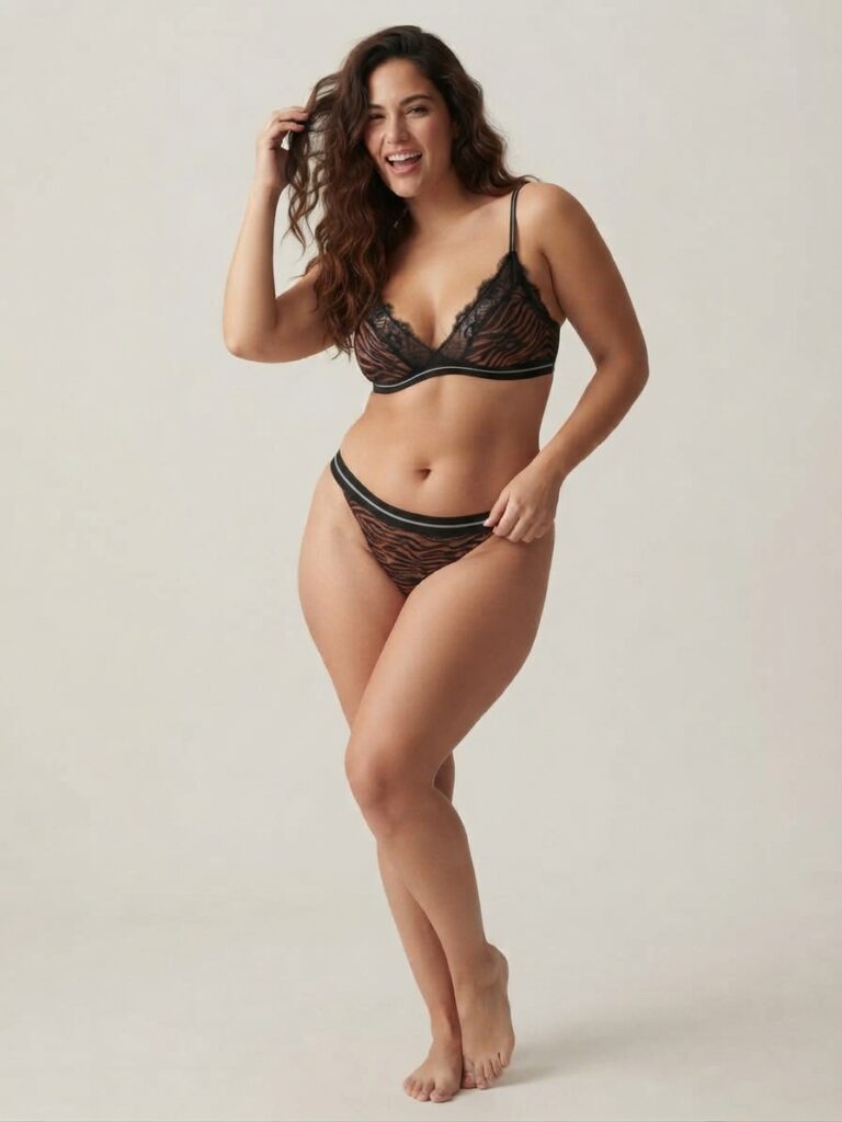 Enigma – Bralette de encaje con liga