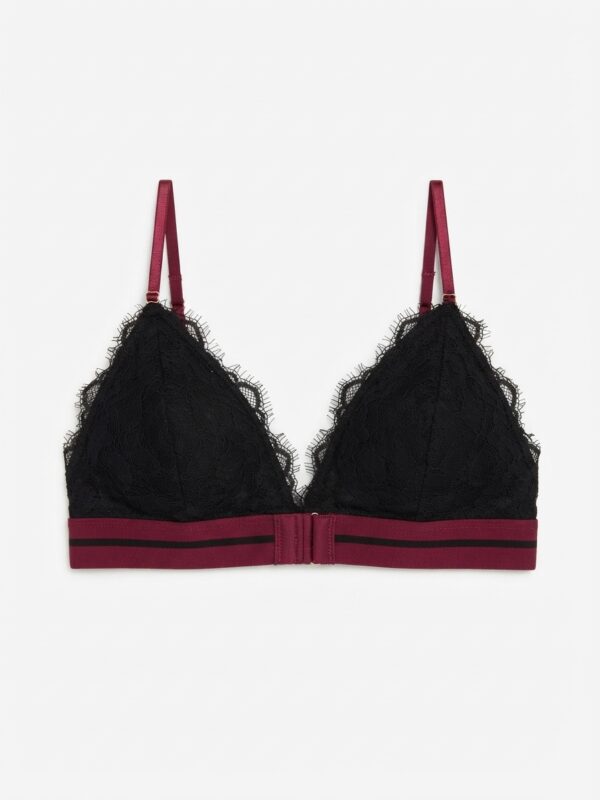 Enigma – Bralette de encaje con liga