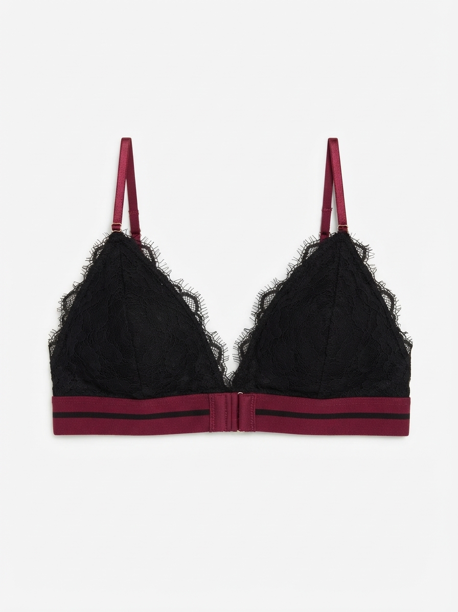 Enigma – Bralette de encaje con liga